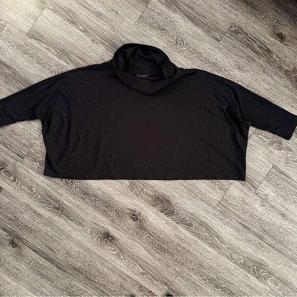 Bryn Walker Funnel Neck Crop Top - Picture 1 of 8